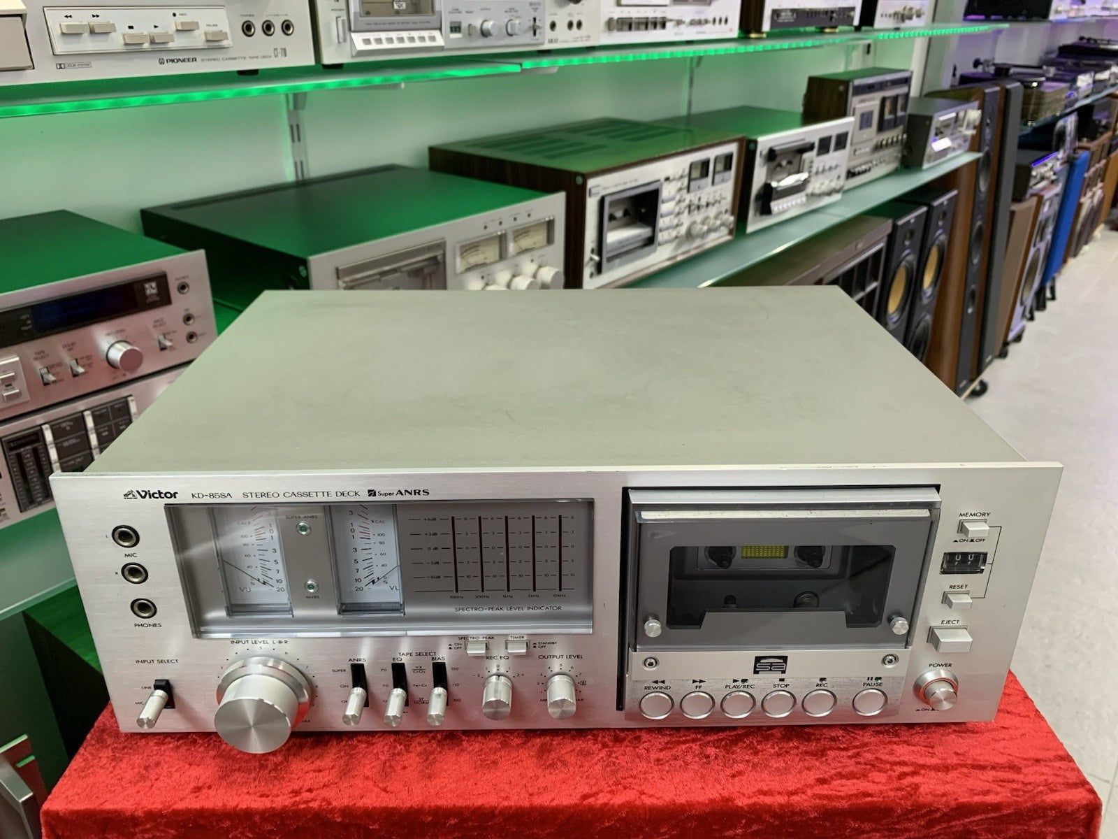 JVC VICTOR KD 85 SA Stereo Cassette TAPE Deck Vintage 1978 WORK Perfect GoodLook