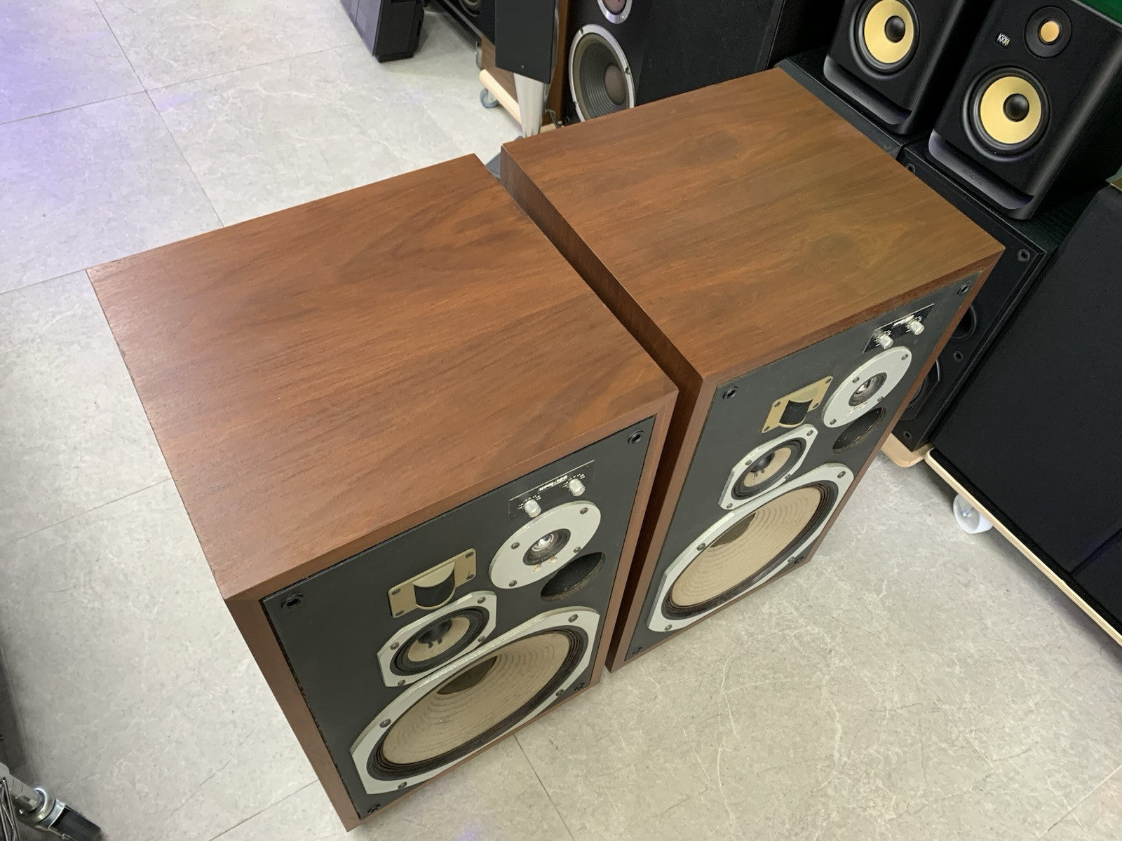 PIONEER HPM 100 Original 4Way SPEAKERS 100 Watts RMS Vintage 1976 WORK GOOD LOOK