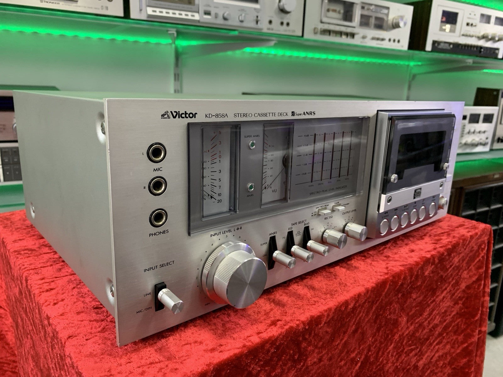 JVC VICTOR KD 85 SA Stereo Cassette TAPE Deck Vintage 1978 WORK Perfect GoodLook