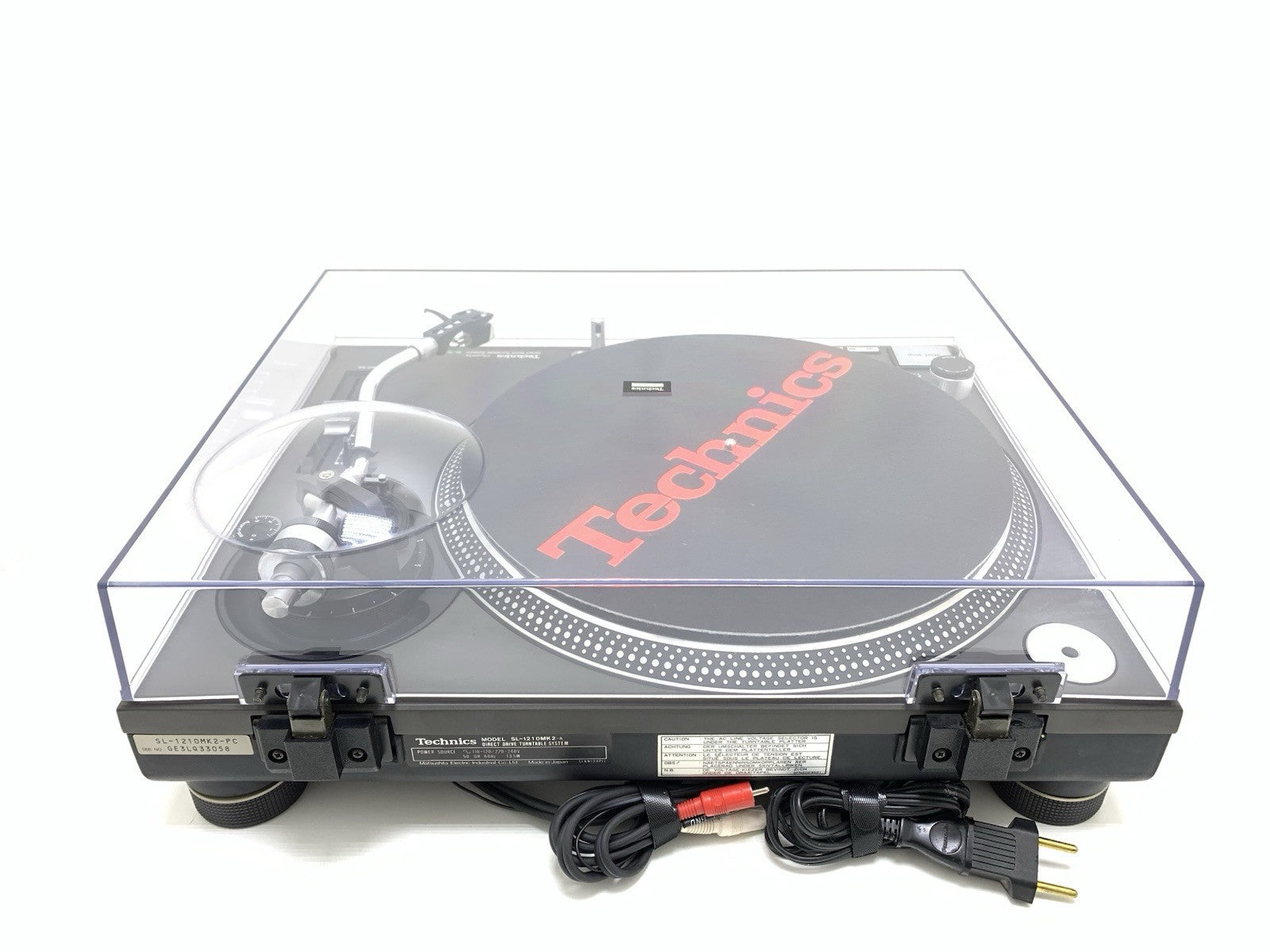 TECHNICS SL 1210 MK2 D. Drive Turntable w/Original BOX + STANTON 680MK2 LIKE NEW