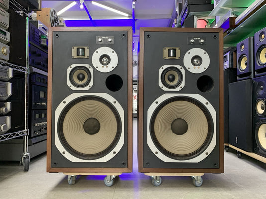 PIONEER HPM 100 Original 4Way SPEAKERS 100 Watts RMS Vintage 1976 WORK GOOD LOOK