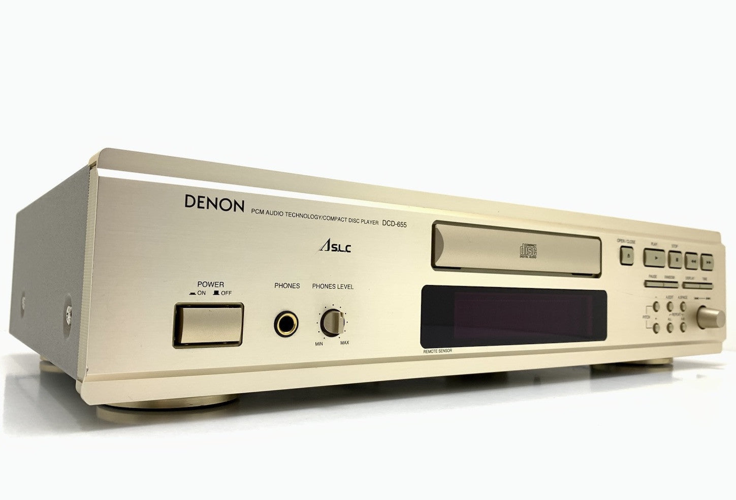 DENON DCD 655 Digital Compact Disc Player Gold High End Vintage 1999 Good Look