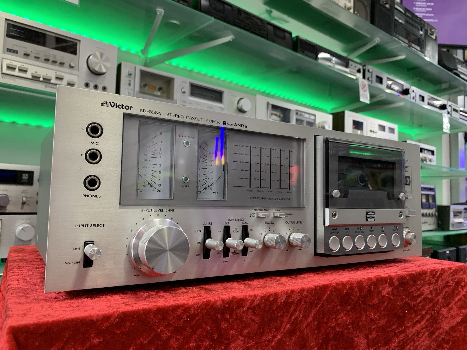 JVC VICTOR KD 85 SA Stereo Cassette TAPE Deck Vintage 1978 WORK Perfect GoodLook