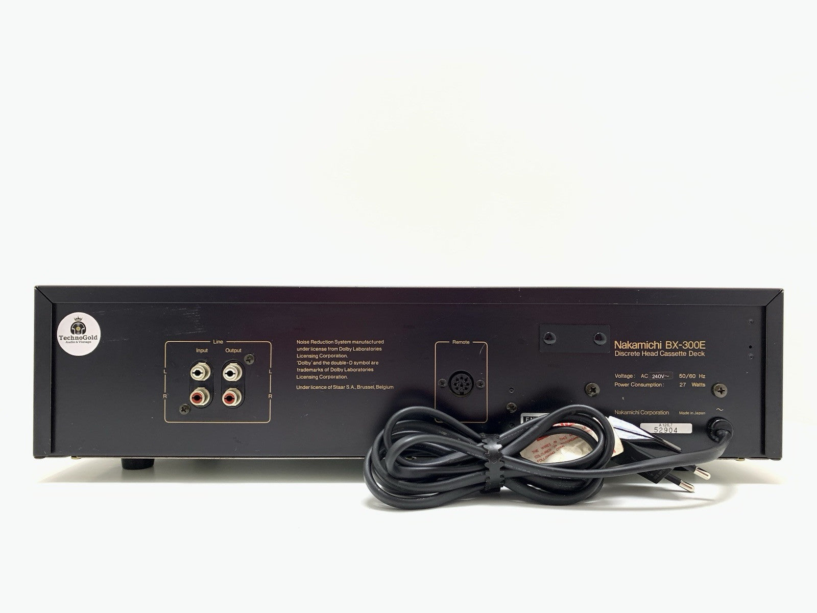 NAKAMICHI BX-300E 3 Head High End Cassette Tape Deck Vintage 1984 WORK Good Look