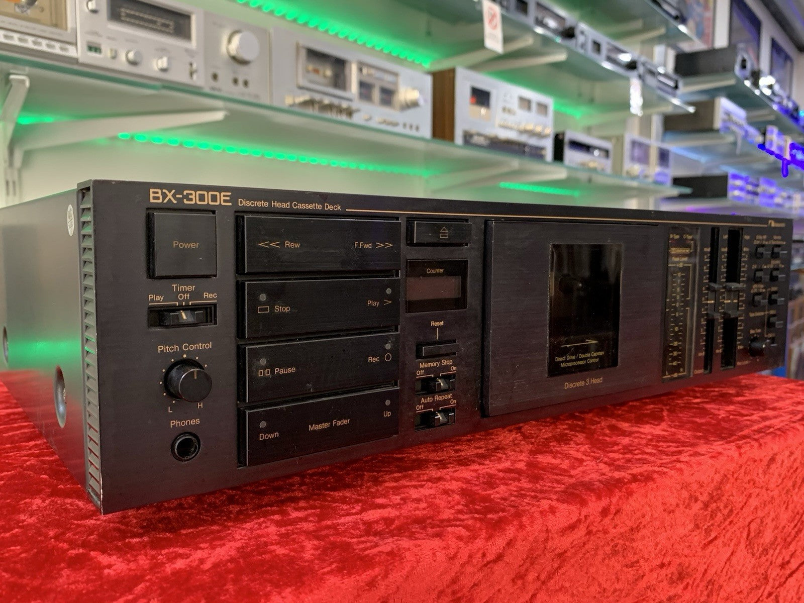 NAKAMICHI BX-300E Hi End  3 Head Cassette Tape Deck Vintage 1984 WORK Good Look