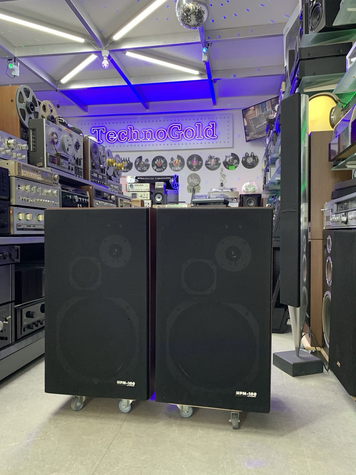 PIONEER HPM 100 Original 4Way SPEAKERS 100 Watts RMS Vintage 1976 WORK GOOD LOOK
