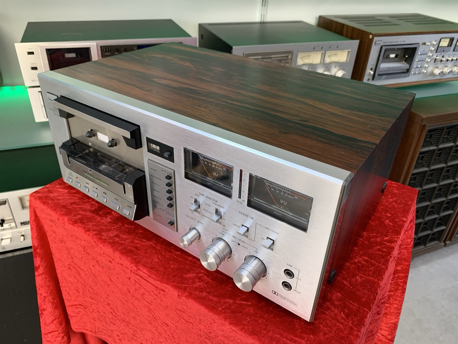 SANSUI SC-5300 Stereo Tape Deck 2 Head Vintage 1979 Hi Fi WORK Perfect Good Look