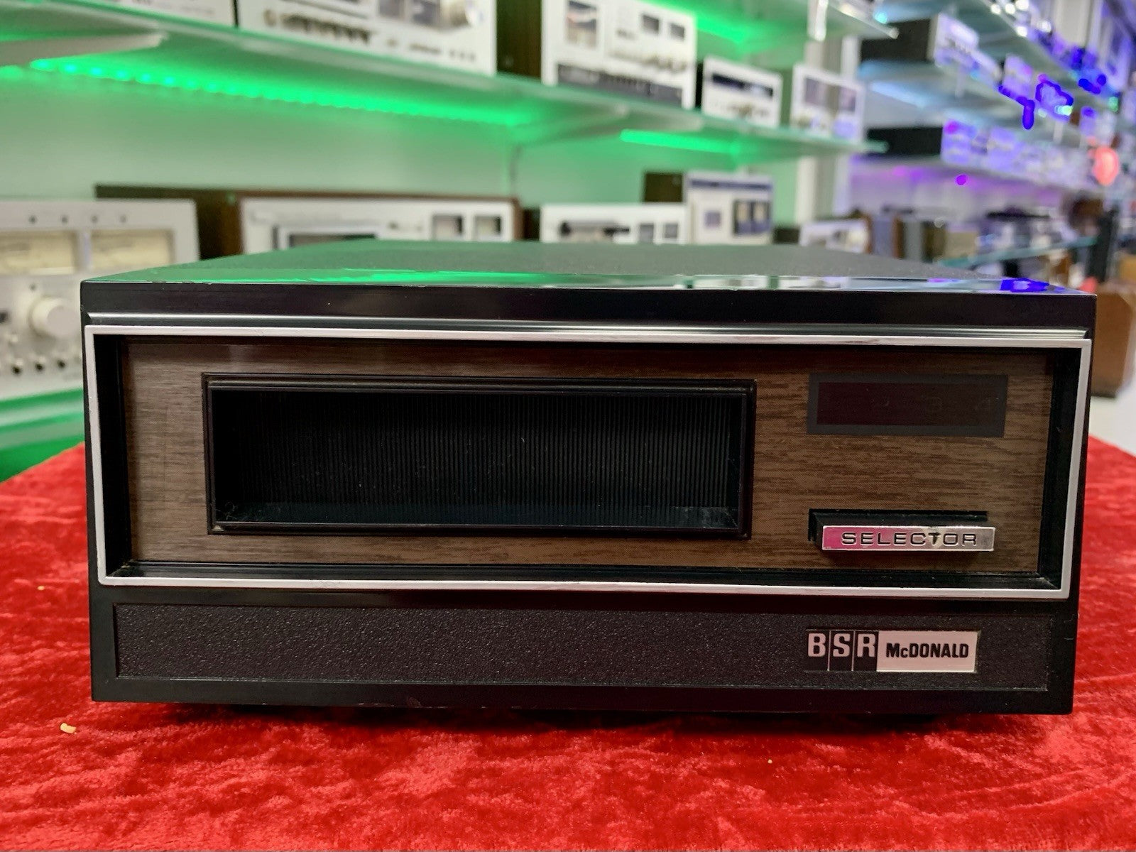 BSR McDONALD TD 8S Stereo 8-Track Playback Deck Vintage Work Perfect Good Look