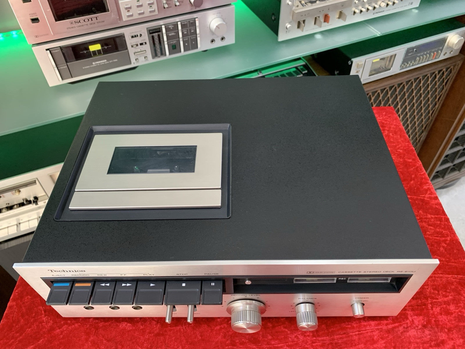 TECHNICS RS 610U Tape Deck 2Head Stereo HiFi Cassette Vintage 1973 WORK GoodLook