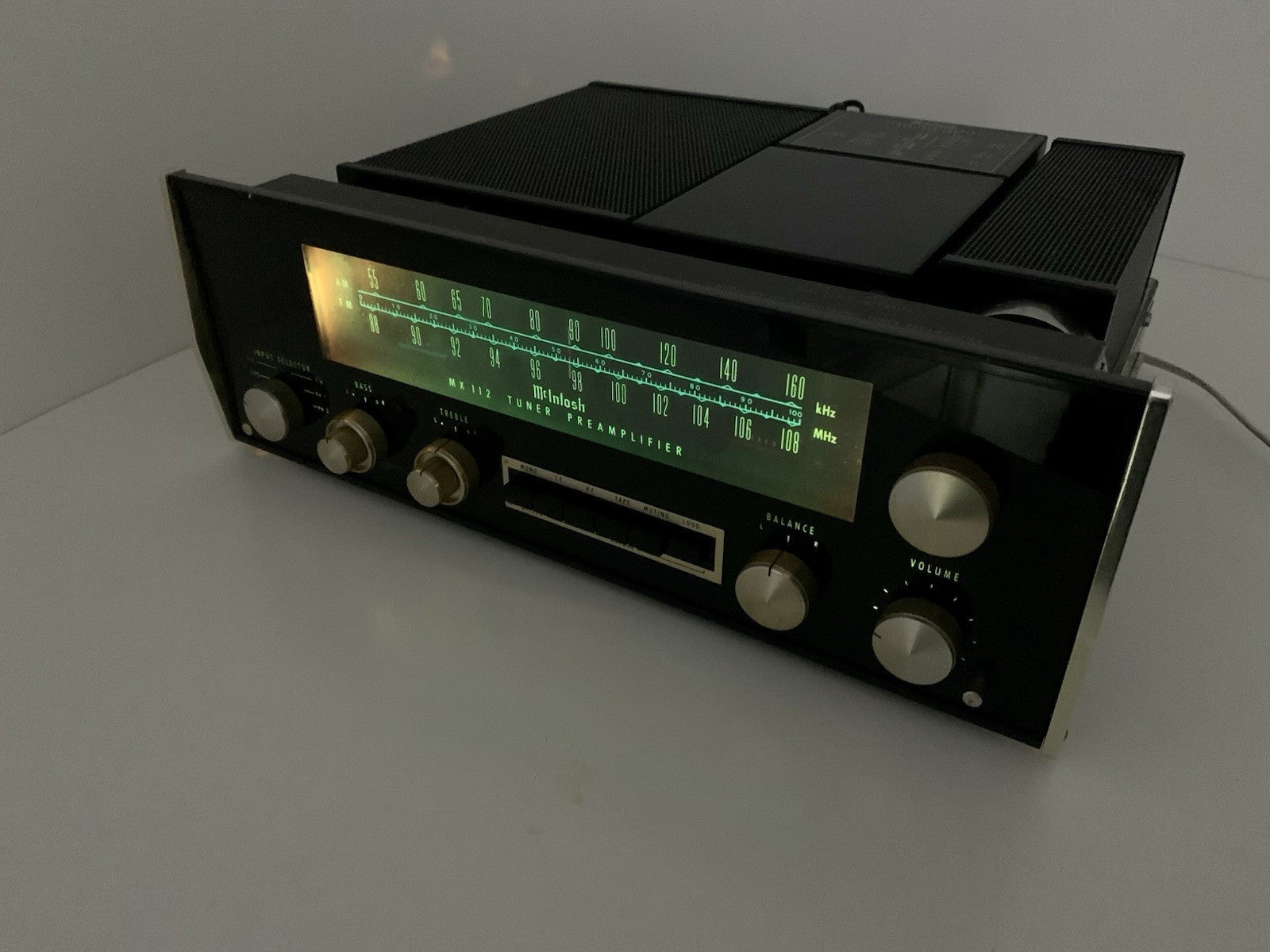 McINTOSH MX 112 Stereo FM AM Tuner Pre Amplifier Vintage 1970 WORKING Good Look