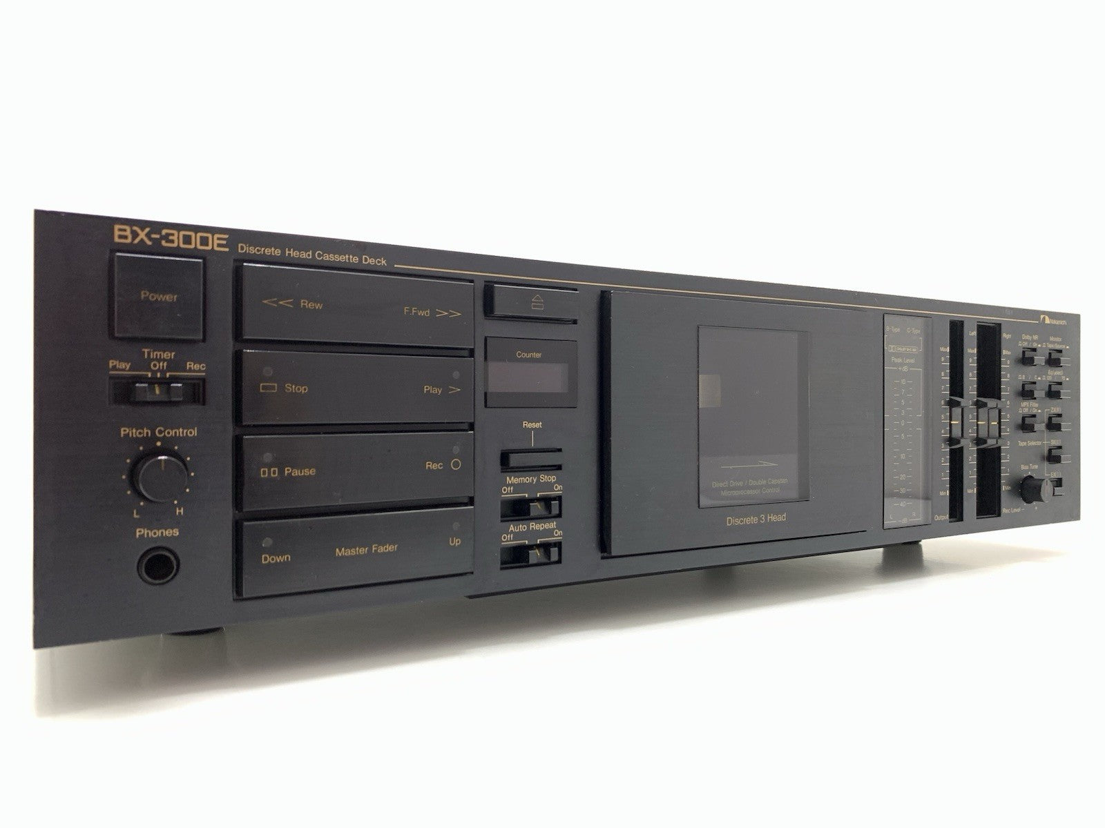 NAKAMICHI BX-300E 3 Head High End Cassette Tape Deck Vintage 1984 WORK Good Look