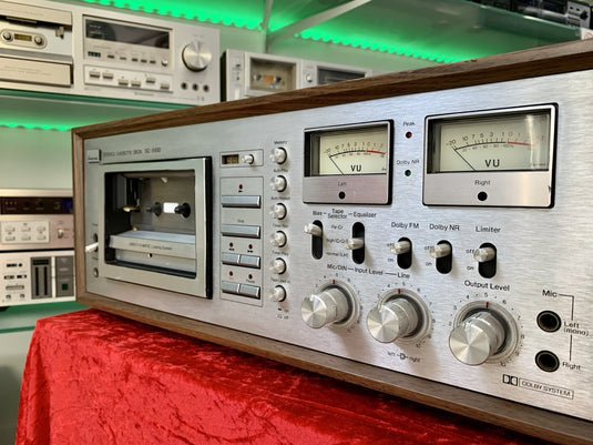 SANSUI SC-5100 2 Head Stereo Tape Deck Vintage 1978 Working Perfect Good Look