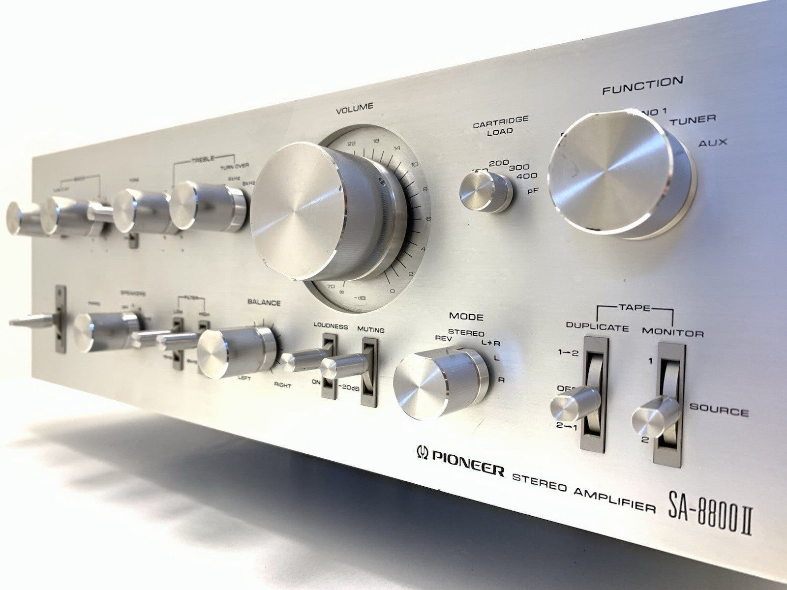 PIONEER SA 8800 II Stereo Amplifier 60+60 WRMS Vintage Work 120 or 220V GoodLook