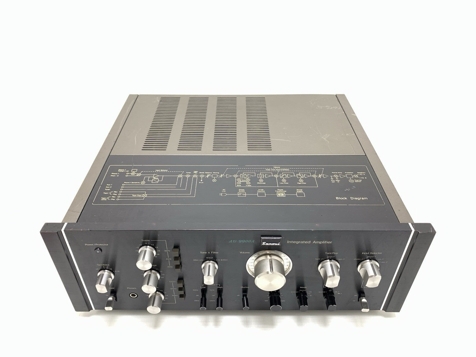SANSUI AU 9900A VERY RARE Stereo Amplifier 80+80Watts RMS Vintage 1977 Good Look