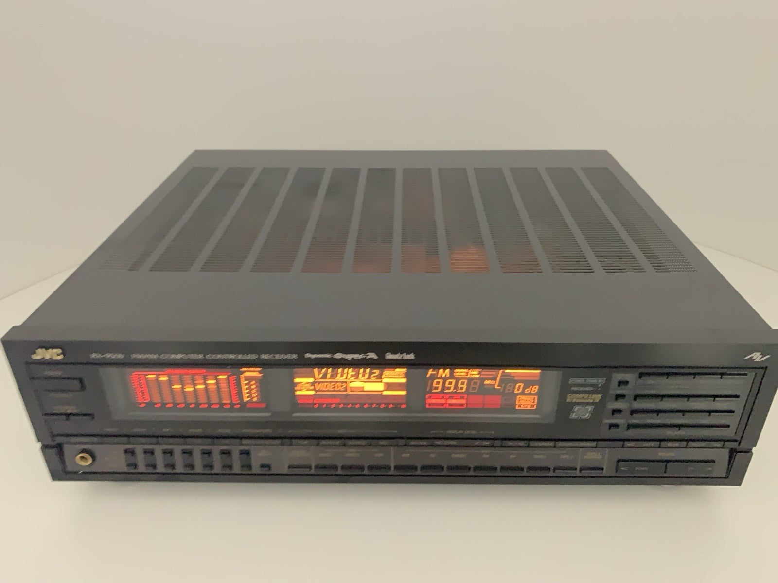JVC RX 950V AM/FM Stereo Receiver 2 X 120 Watts RMS Vintage 1987 WORK Good Look