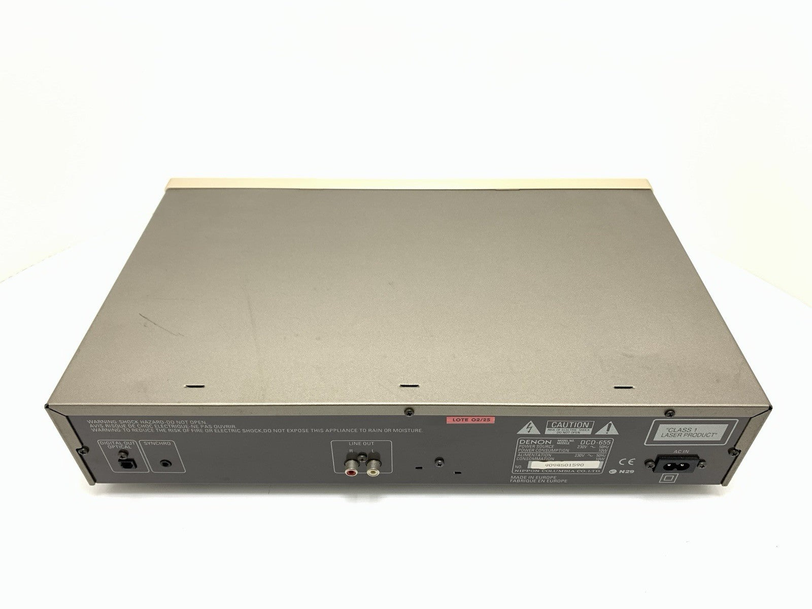 DENON DCD 655 Digital Compact Disc Player Gold High End Vintage 1999 Good Look