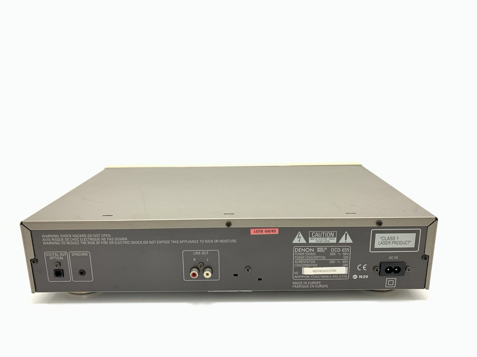 DENON DCD 655 Digital Compact Disc Player Gold High End Vintage 1999 Good Look