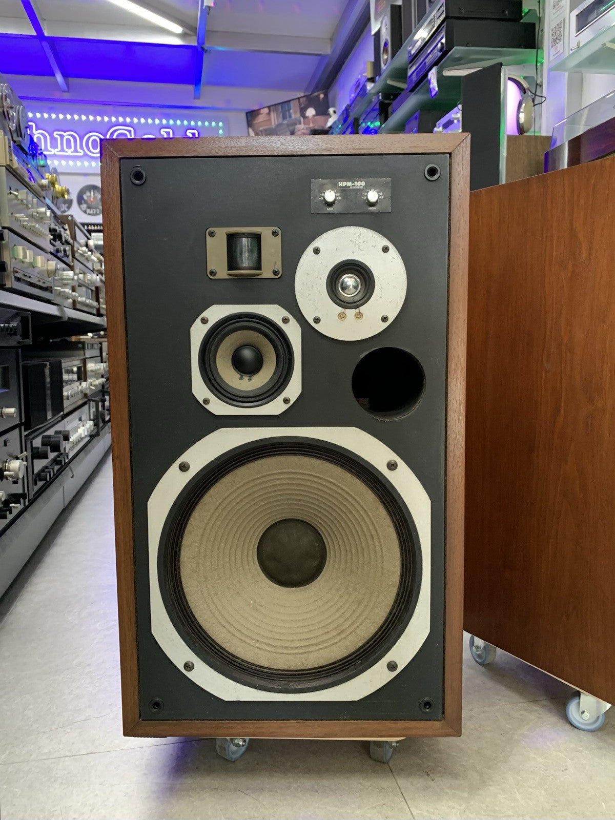 PIONEER HPM 100 Original 4Way SPEAKERS 100 Watts RMS Vintage 1976 WORK GOOD LOOK