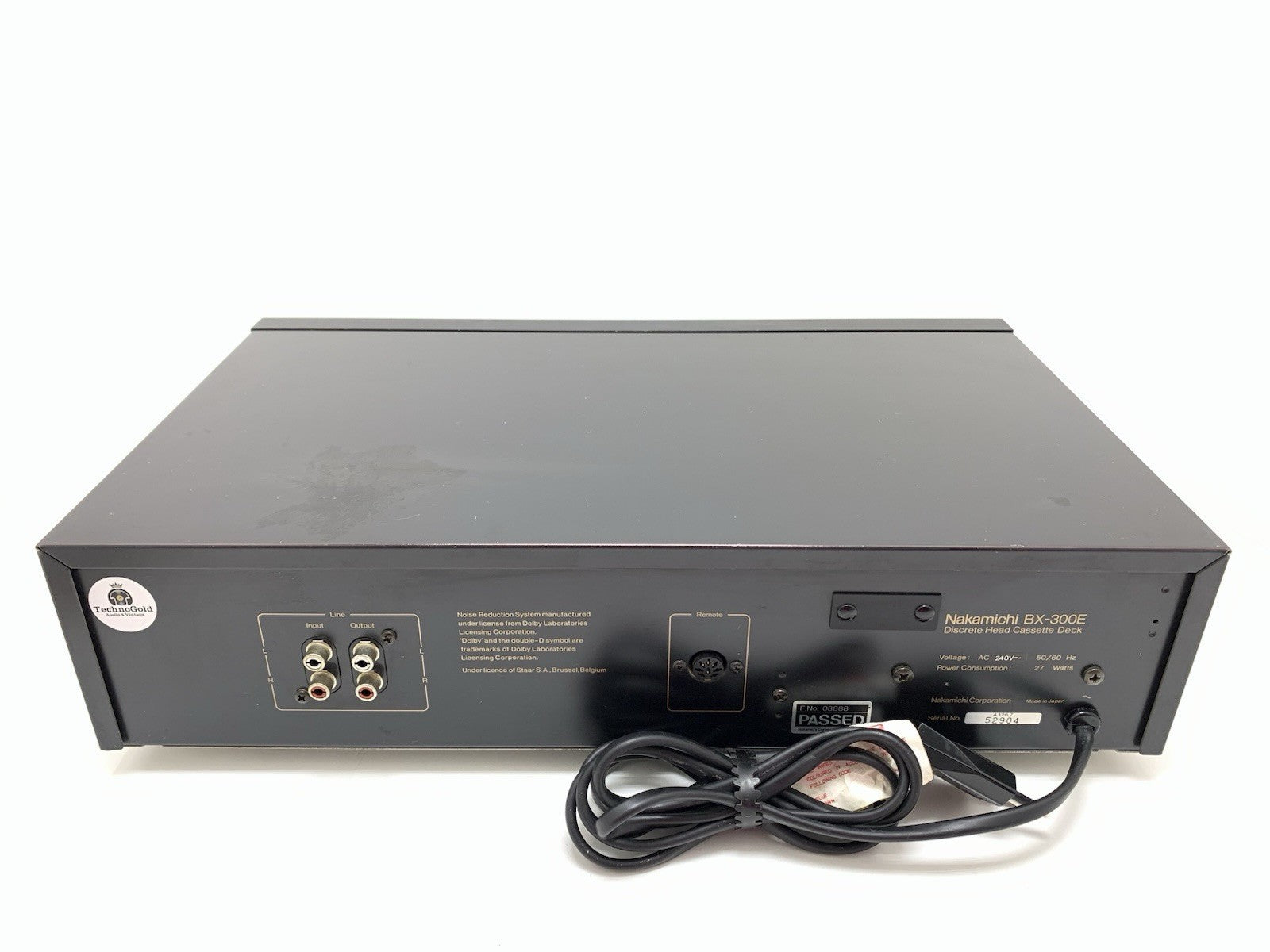 NAKAMICHI BX-300E 3 Head High End Cassette Tape Deck Vintage 1984 WORK Good Look