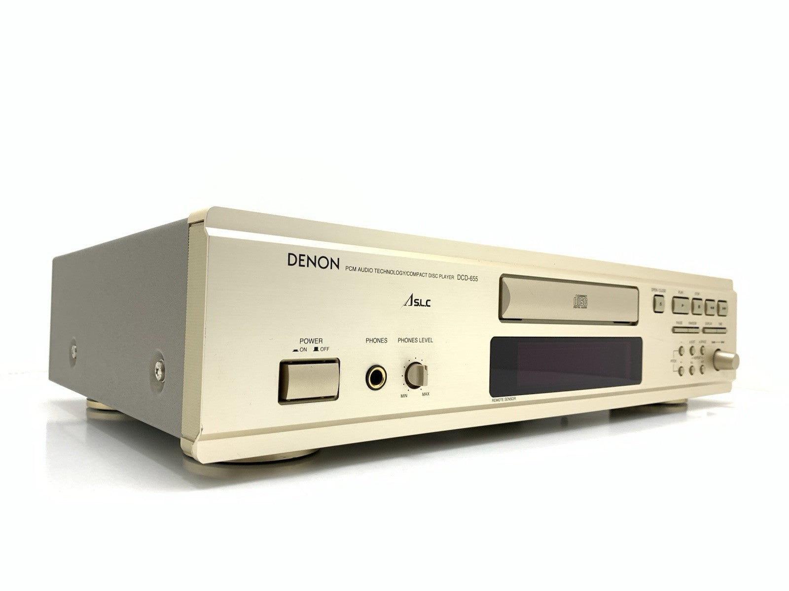 DENON DCD 655 Digital Compact Disc Player Gold High End Vintage 1999 Good Look
