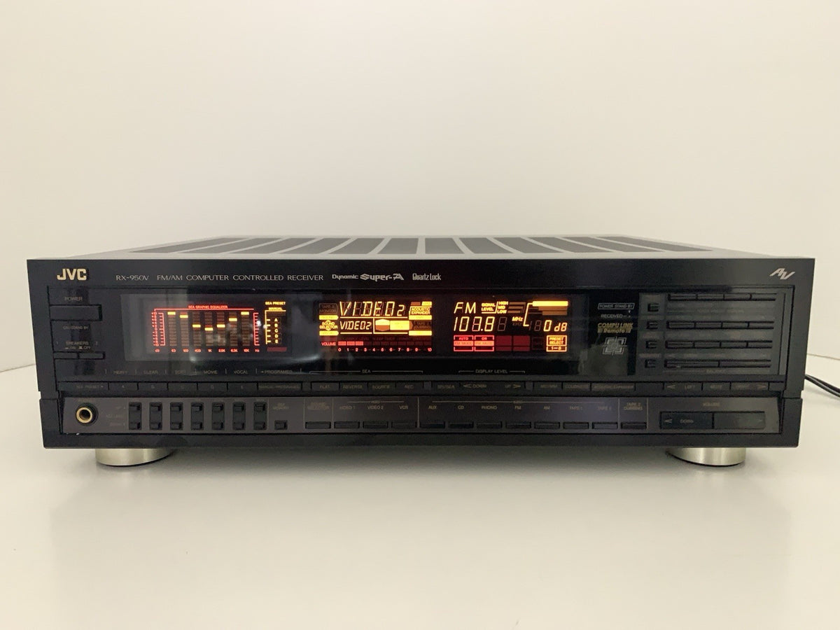 Jvc Radio JVC RX 950V AM/FM Stereo Receiver 2 X 120 Watts RMS Vintage 1987 WORK ...