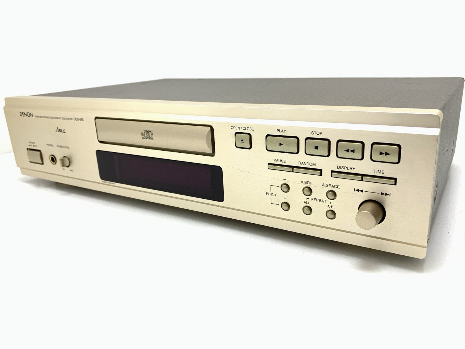 DENON DCD 655 Digital Compact Disc Player Gold High End Vintage 1999 Good Look