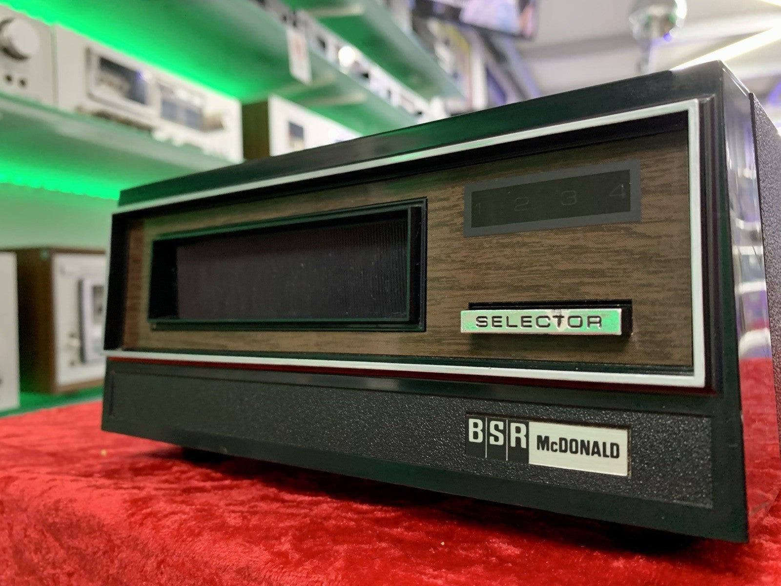 BSR McDONALD TD 8S Stereo 8-Track Playback Deck Vintage Work Perfect Good Look