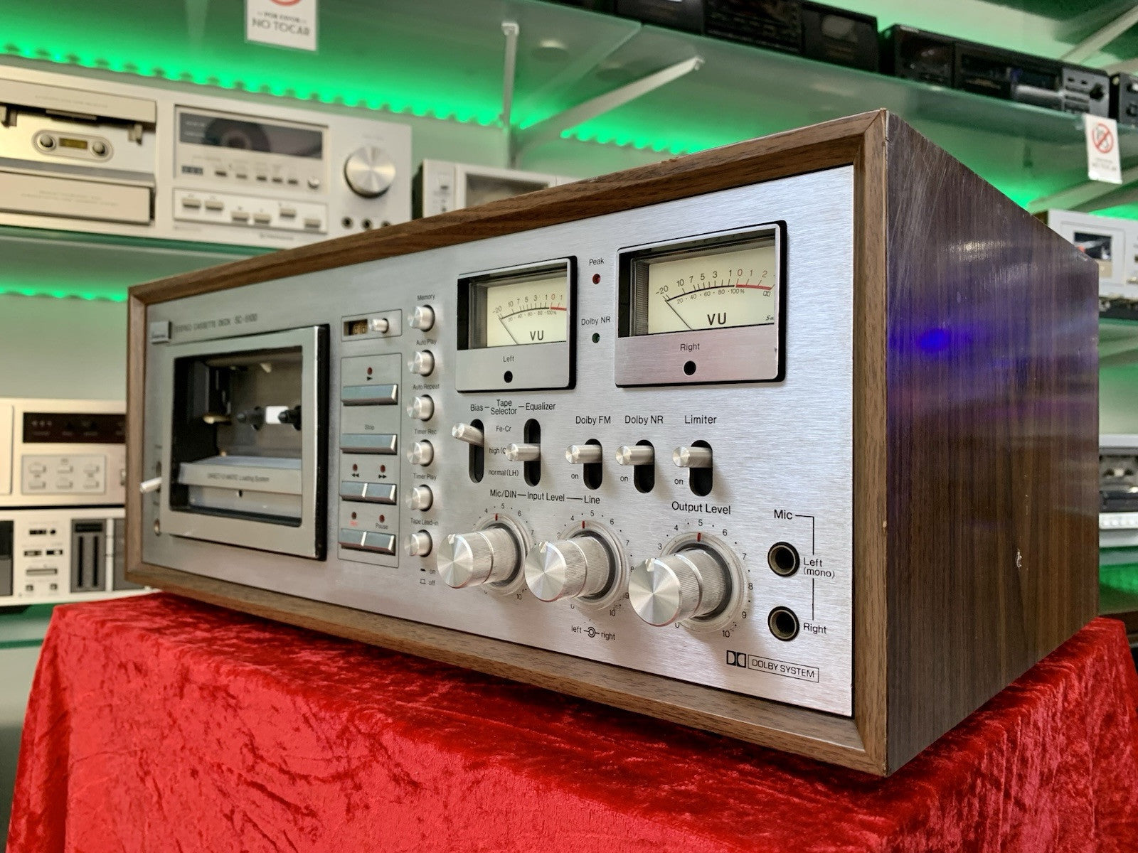 SANSUI SC-5100 2 Head Stereo Tape Deck Vintage 1978 Working Perfect Good Look